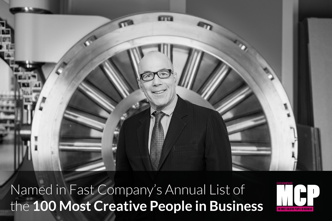Named in Fast Company's 100 Most Creative People in Business